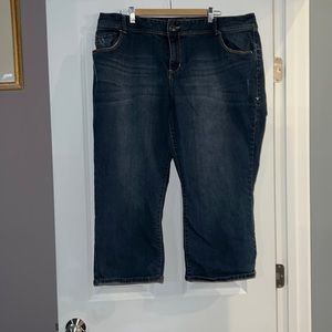 Lane Bryant genius fit capris 22 worn once